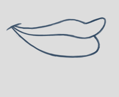 Rhubarb mouth shape X, with relaxed closed lips